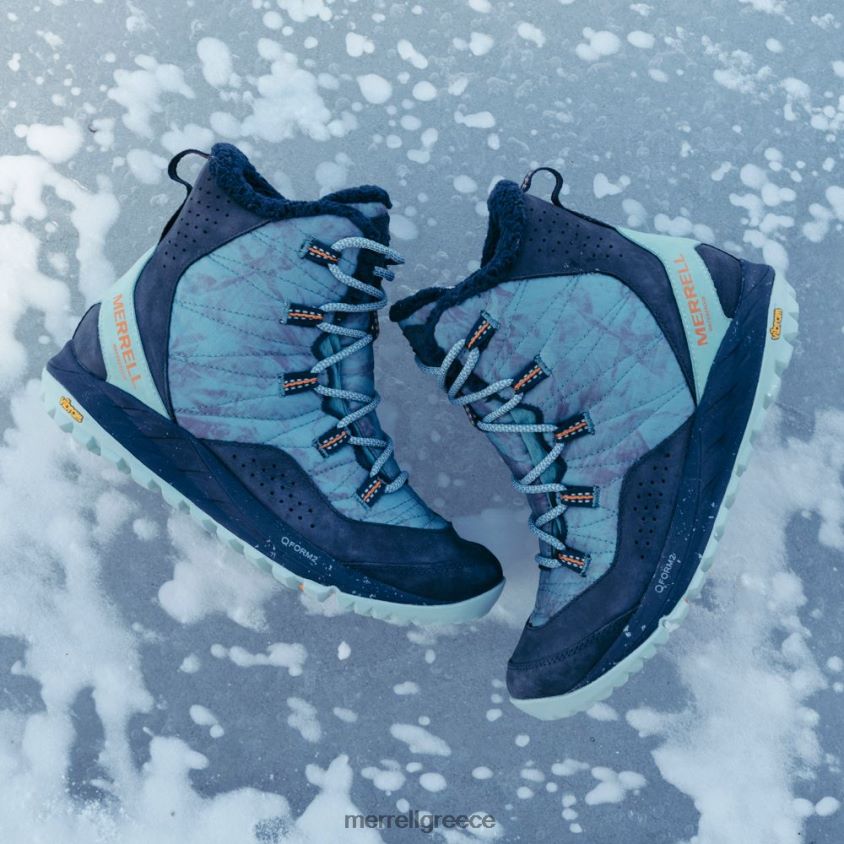 4FVVXX1104 μποτάκι sneaker antora αδιάβροχο x see america (j067078) αρκτικός Merrell