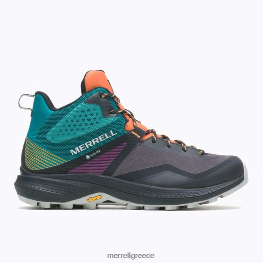4FVVXX1167 mqm 3 mid gore-tex (j135528) μανταρίνι / γαλαζοπράσινο Merrell