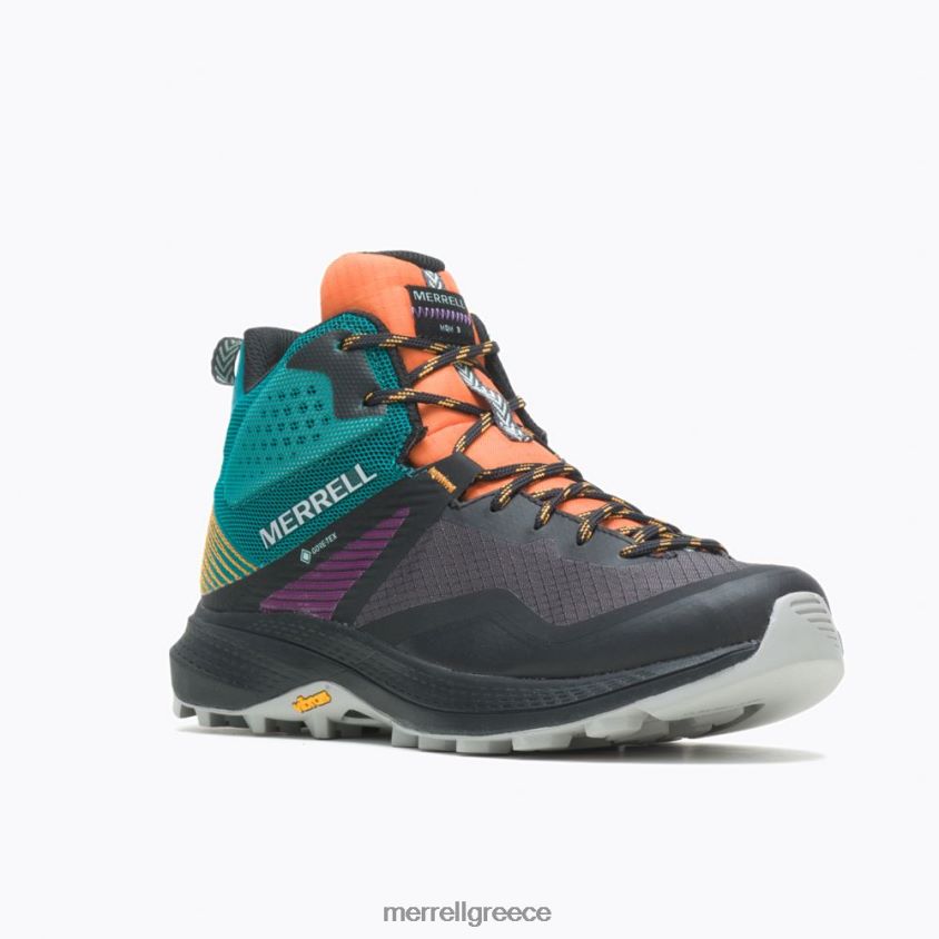 4FVVXX1167 mqm 3 mid gore-tex (j135528) μανταρίνι / γαλαζοπράσινο Merrell