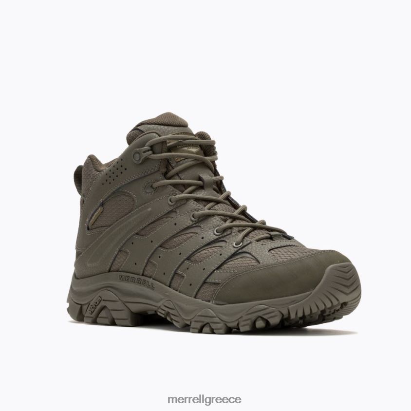 4FVVXX122 moab 3 mid tactical αδιάβροχο (j004113) μαύρη ελιά Merrell