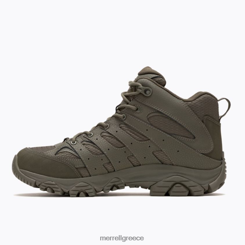 4FVVXX122 moab 3 mid tactical αδιάβροχο (j004113) μαύρη ελιά Merrell