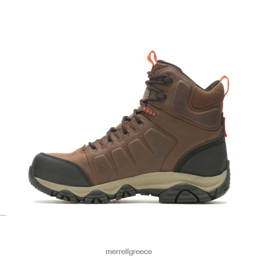 4FVVXX123 Phasebound 2 mid waterproof cf (j005055) γη/πορτοκαλί Merrell