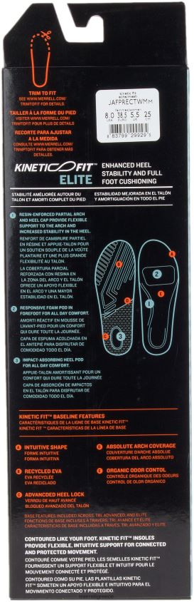 4FVVXX1273 kinetic fit elite πέλμα (jafprectwm) πλέγμα Merrell