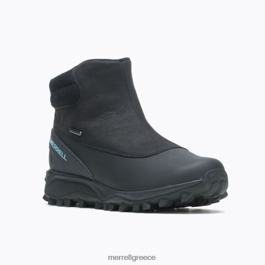 4FVVXX1328 αδιάβροχο thermo kiruna μεσαίο φερμουάρ (j035090) μαύρο/κανάλι Merrell