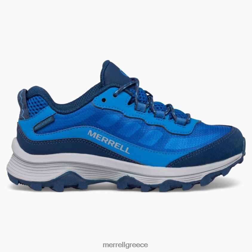 4FVVXX1374 ταχύτητα moab χαμηλή αδιάβροχη (mk265940) μπλε Merrell