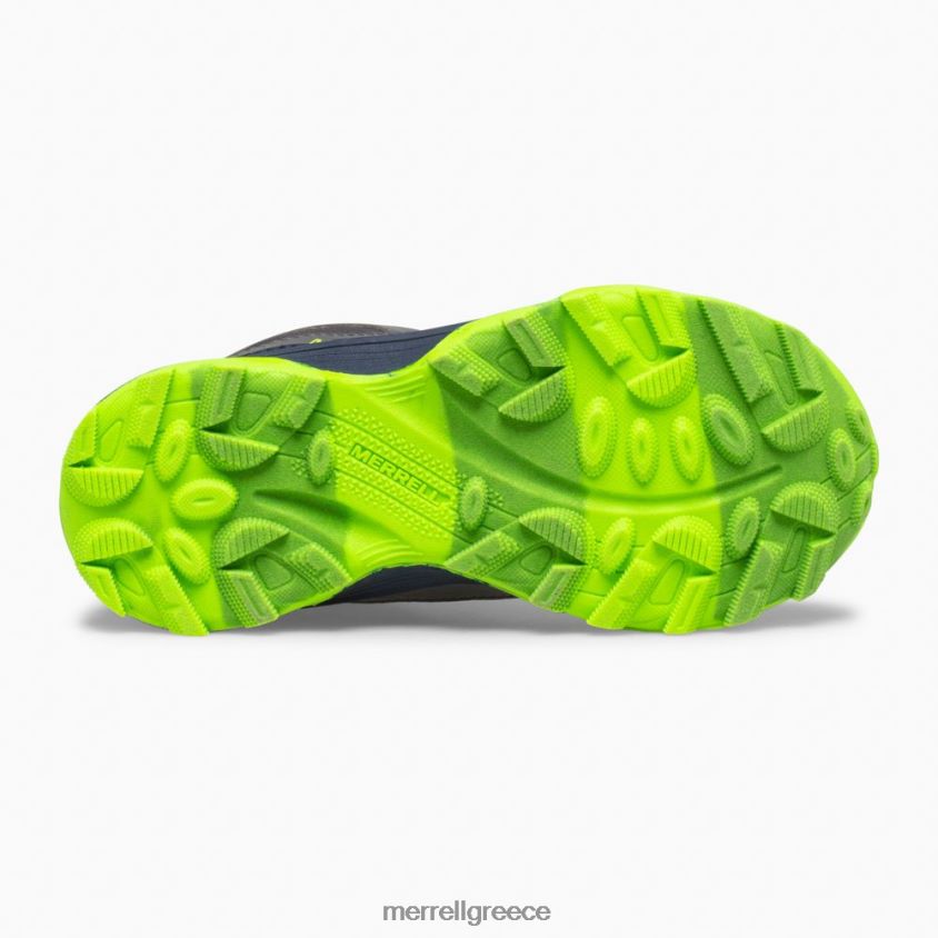 4FVVXX1383 ταχύτητα moab μεσαίο αδιάβροχο (mk265212) ναυτικό/γκρι/λαιμ Merrell