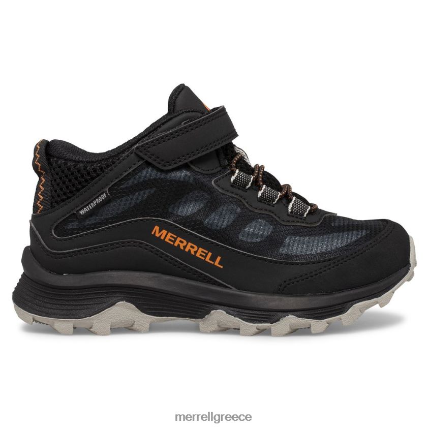 4FVVXX1385 ταχύτητα moab mid a/c αδιάβροχο (mk265951) μαύρος Merrell