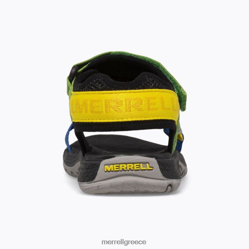 4FVVXX1398 web σανδάλι kahuna (mk265672k) μαύρο/πολλαπλό Merrell