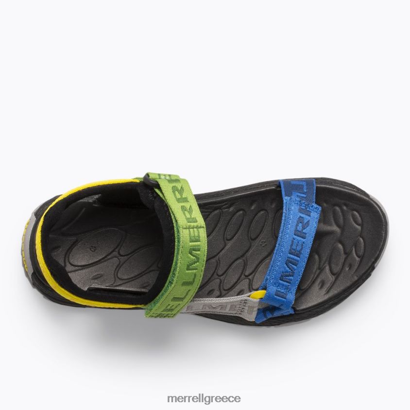 4FVVXX1398 web σανδάλι kahuna (mk265672k) μαύρο/πολλαπλό Merrell