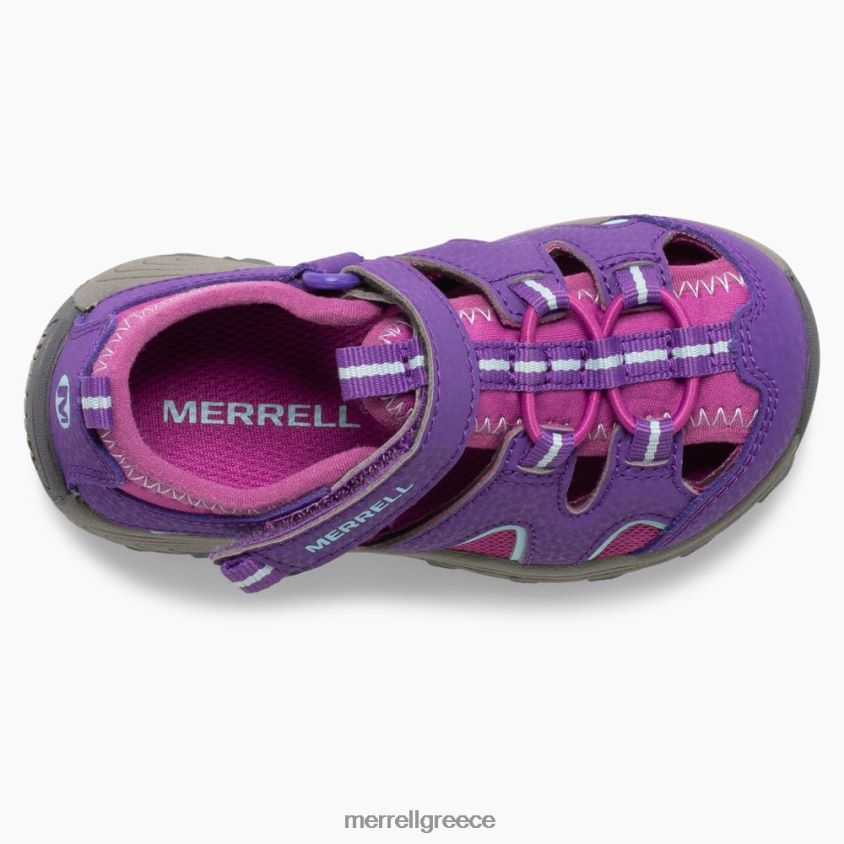 4FVVXX1405 hydro h2o hiker jr σανδάλι (ml165933) μούρο Merrell