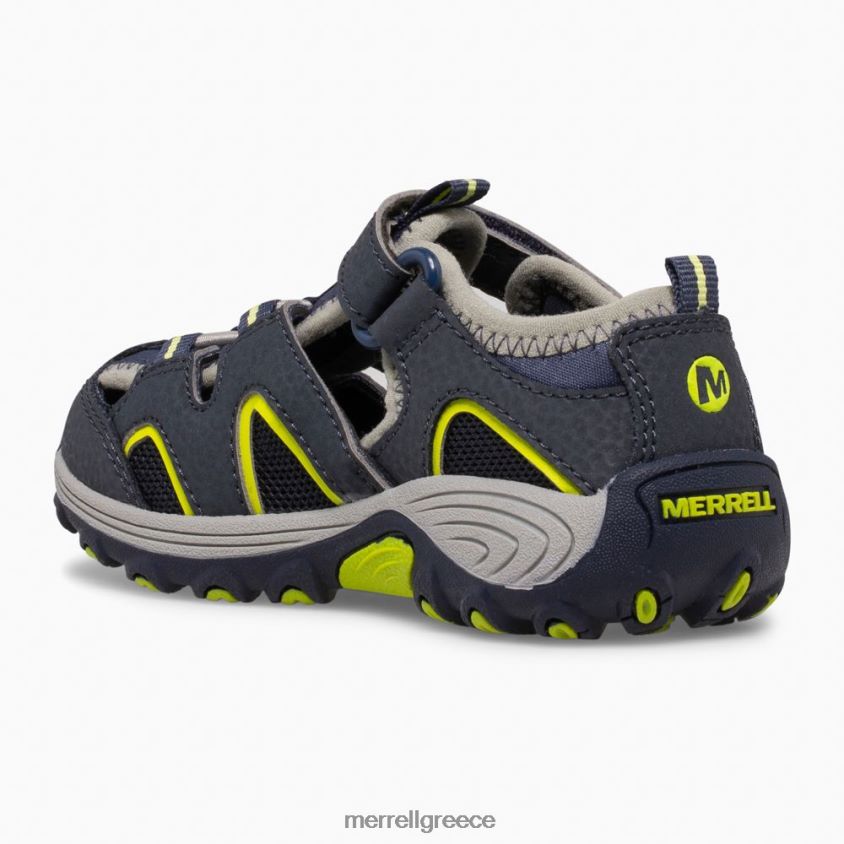 4FVVXX1406 hydro h2o hiker jr σανδάλι (ml265932) ναυτικό / ασβέστη Merrell