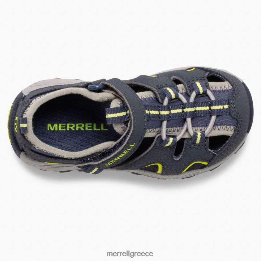 4FVVXX1406 hydro h2o hiker jr σανδάλι (ml265932) ναυτικό / ασβέστη Merrell
