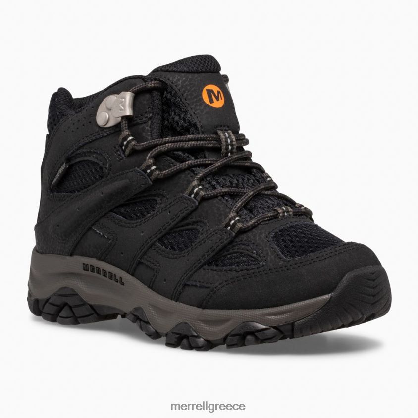 4FVVXX1431 moab 3 μεσαία αδιάβροχη μπότα (mk265702) μαύρος Merrell