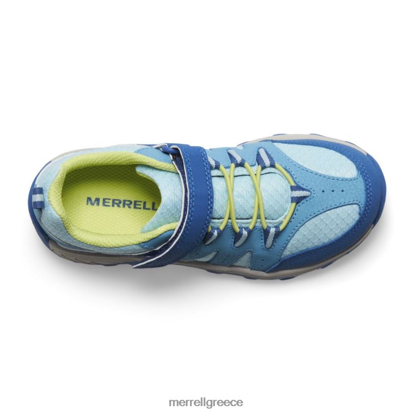 4FVVXX1454 outback low 2 sneaker (mk166997) turq/lime Merrell