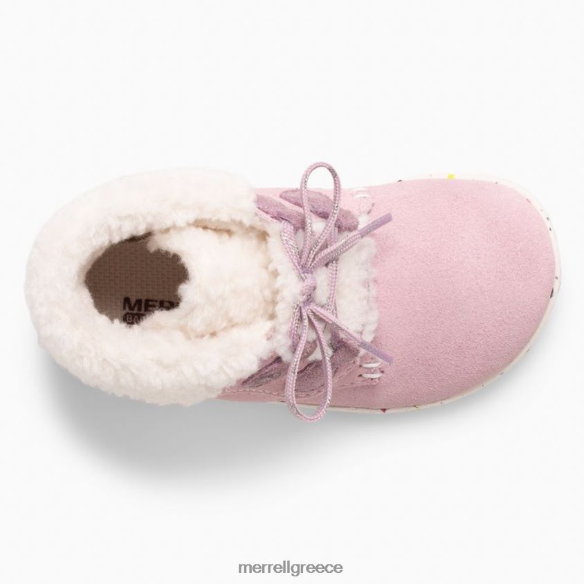 4FVVXX1467 γυμνά βήματα κακάο jr μπότα (ml166246) σκονισμένο ροζ Merrell