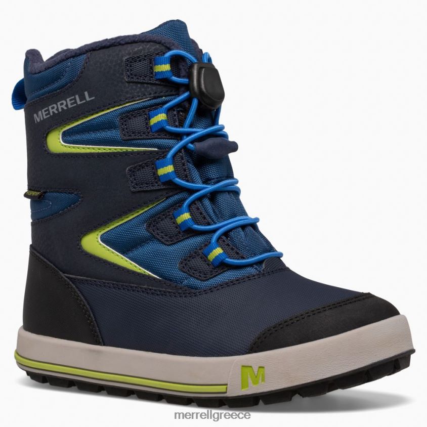 4FVVXX1479 μπότα snow bank 30 (mk266222k) ναυτικό/κίτρο Merrell