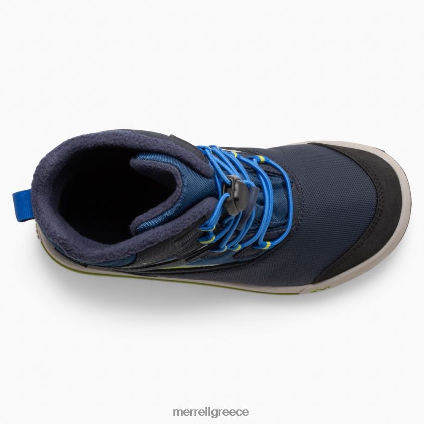 4FVVXX1479 μπότα snow bank 30 (mk266222k) ναυτικό/κίτρο Merrell