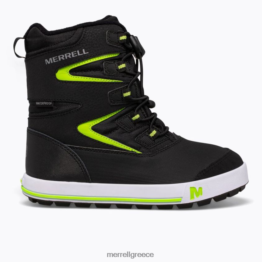 4FVVXX1480 μπότα snow bank 30 (mk265035k) μαύρο/γκρι/πράσινο Merrell