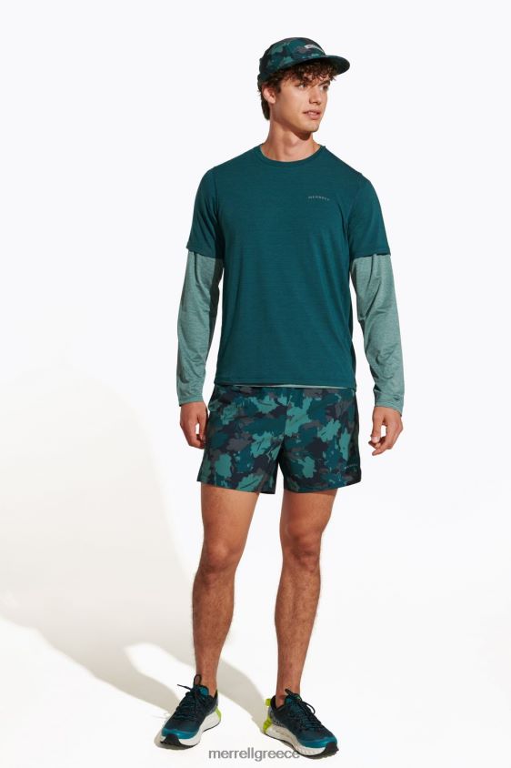 4FVVXX149 καθημερινό μπλουζάκι με tencel (jms26443-325) βρύα θάλασσας Merrell