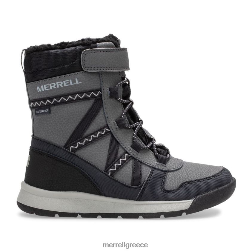 4FVVXX1507 αδιάβροχη μπότα snow crush 20 (mk263125k) μαύρο/γκρι Merrell