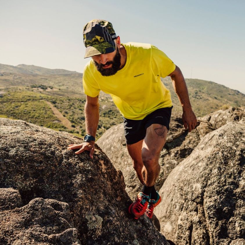 4FVVXX154 καθημερινό μπλουζάκι με tencel (jms26443-321) αφρό πράσινο Merrell