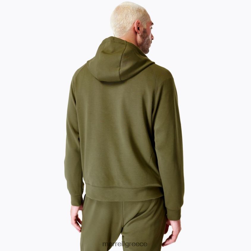 4FVVXX159 momentum hoody (jms26762-326) σκονισμένη ελιά Merrell