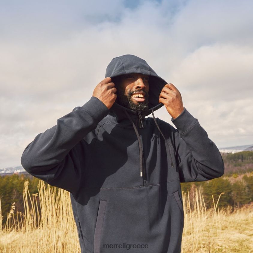 4FVVXX162 momentum hoody (jms26762-010) μαύρος Merrell