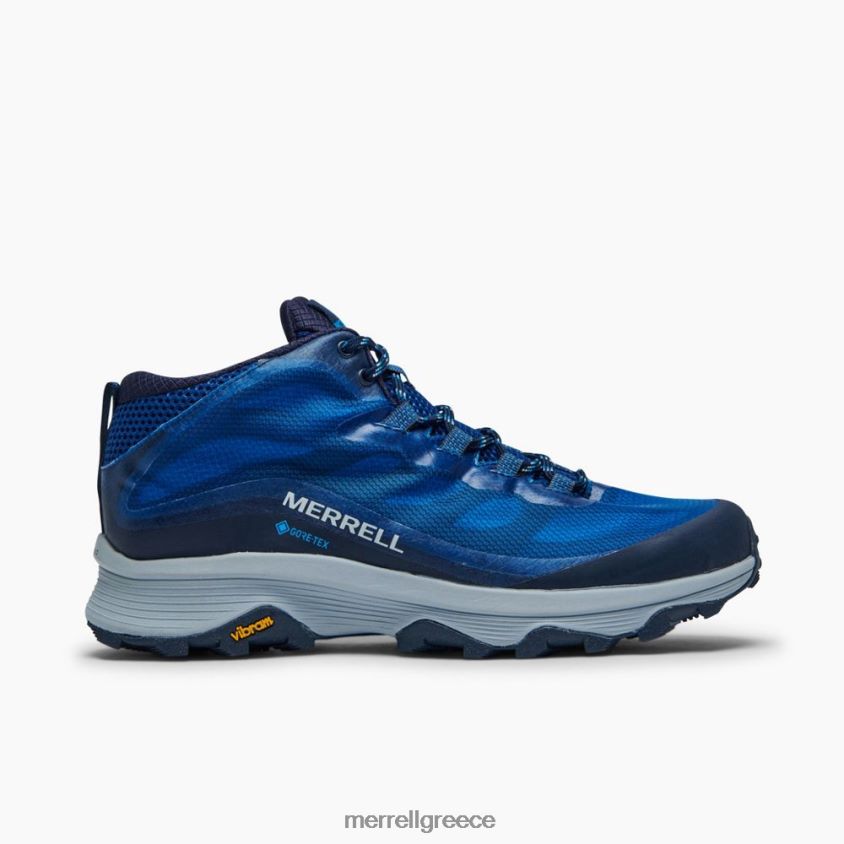 4FVVXX193 ταχύτητα moab mid gore-tex (j135413) ΠΟΛΕΜΙΚΟ ΝΑΥΤΙΚΟ Merrell