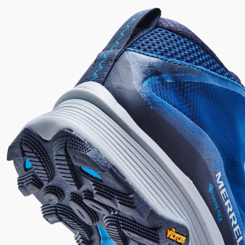 4FVVXX193 ταχύτητα moab mid gore-tex (j135413) ΠΟΛΕΜΙΚΟ ΝΑΥΤΙΚΟ Merrell