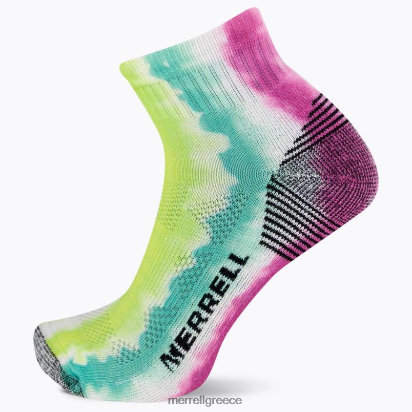 4FVVXX276 moab 360 print ζωγραφισμένες ρίγες τέταρτο κάλτσα (jss27004-652) ροζ μούλτι Merrell