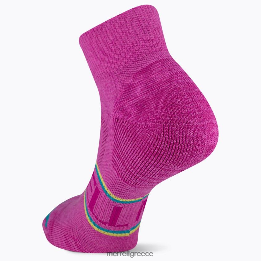 4FVVXX299 κάλτσα πεζοπόρου τετάρτου ζώνης (jss27012-652) ροζ μούλτι Merrell