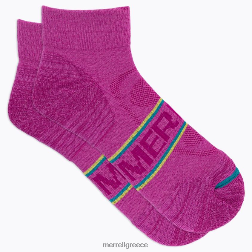 4FVVXX299 κάλτσα πεζοπόρου τετάρτου ζώνης (jss27012-652) ροζ μούλτι Merrell