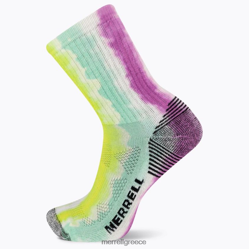 4FVVXX304 moab 360 print painted stripes crew sock (jss27003-652) ροζ μούλτι Merrell