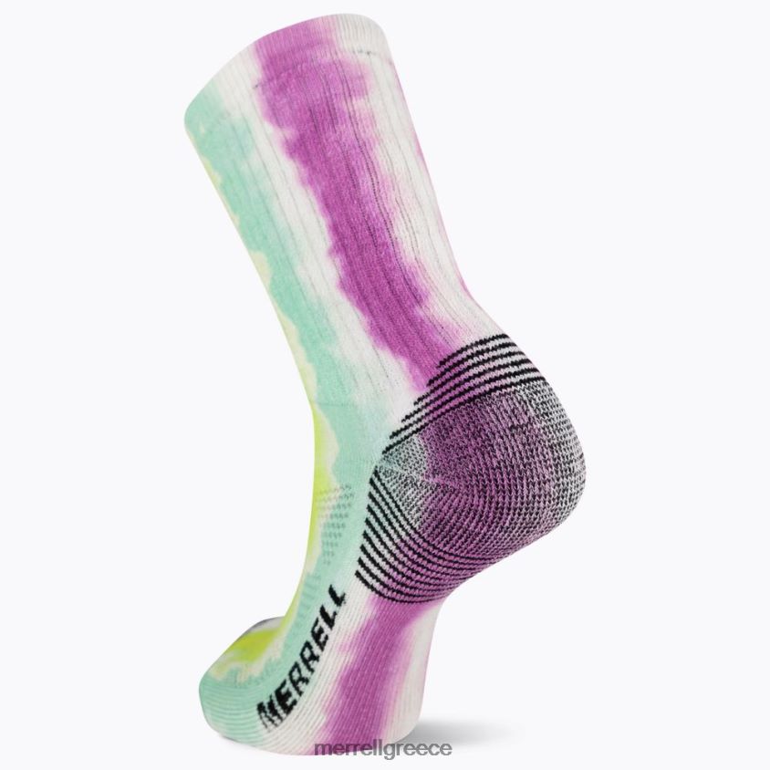 4FVVXX304 moab 360 print painted stripes crew sock (jss27003-652) ροζ μούλτι Merrell