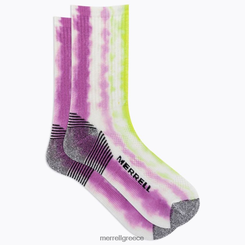 4FVVXX304 moab 360 print painted stripes crew sock (jss27003-652) ροζ μούλτι Merrell