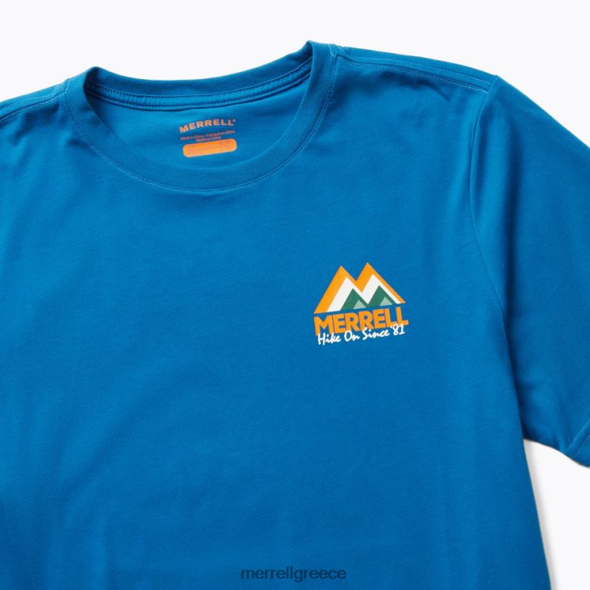 4FVVXX308 m-mountain tee (jmf26620-352) μπλε Merrell
