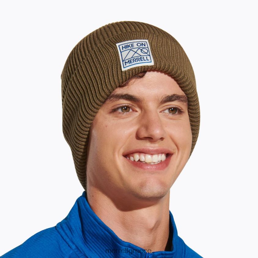 4FVVXX317 πεζοπορία στο patch beanie (jaf26662-174) ελιά μαρτίνι Merrell