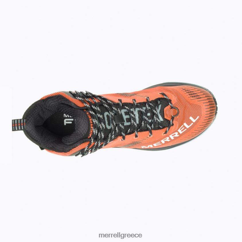 4FVVXX35 απατεώνας πεζοπόρος mid gore-tex (j037147) πορτοκάλι Merrell