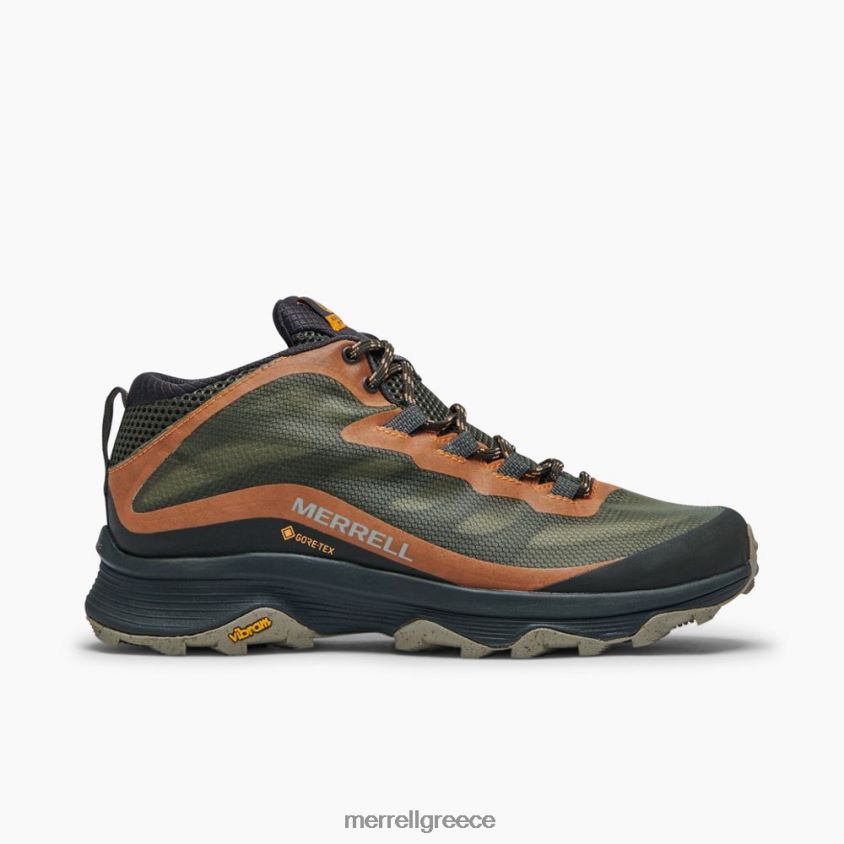 4FVVXX354 ταχύτητα moab mid gore-tex ευρύ πλάτος (j135411w) λειχήνα Merrell