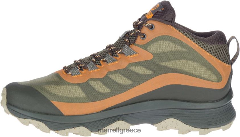 4FVVXX354 ταχύτητα moab mid gore-tex ευρύ πλάτος (j135411w) λειχήνα Merrell
