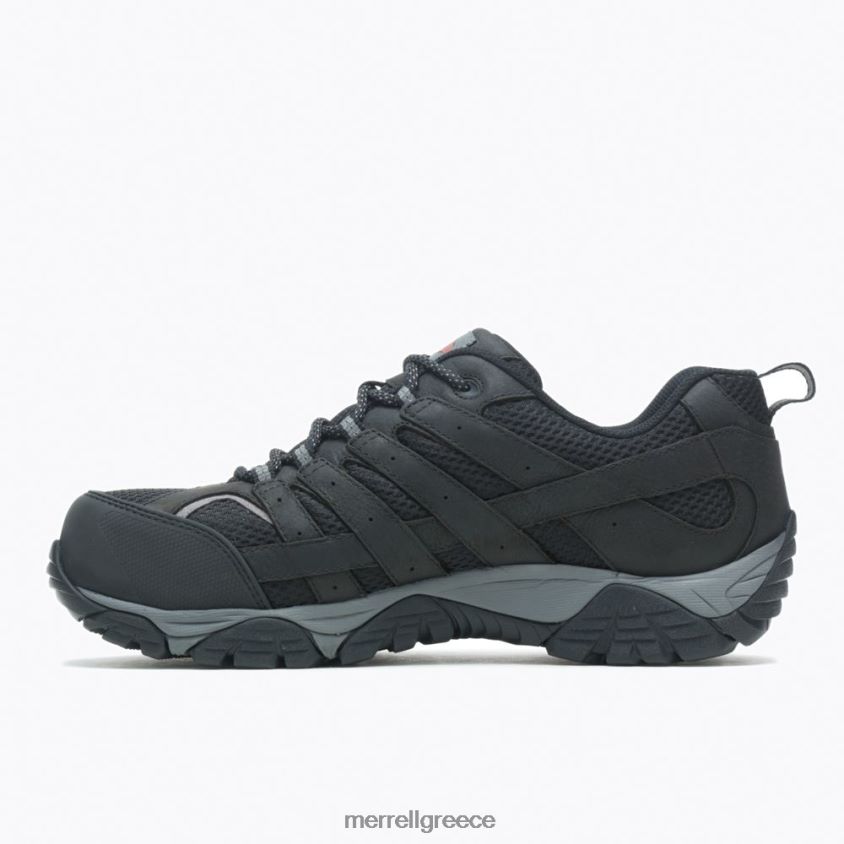 4FVVXX371 παπούτσι εργασίας moab vertex vent comp toe (j36461) μαύρος Merrell