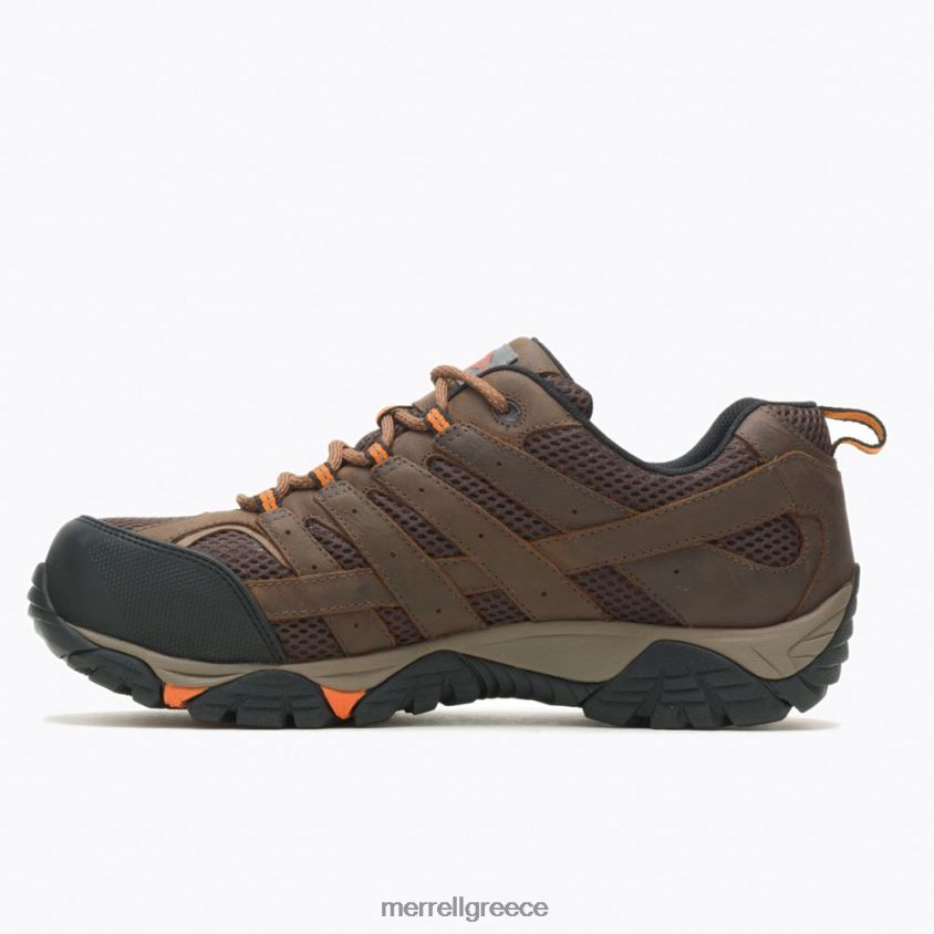 4FVVXX372 παπούτσι εργασίας moab vertex vent comp toe (j11119) πηλός Merrell