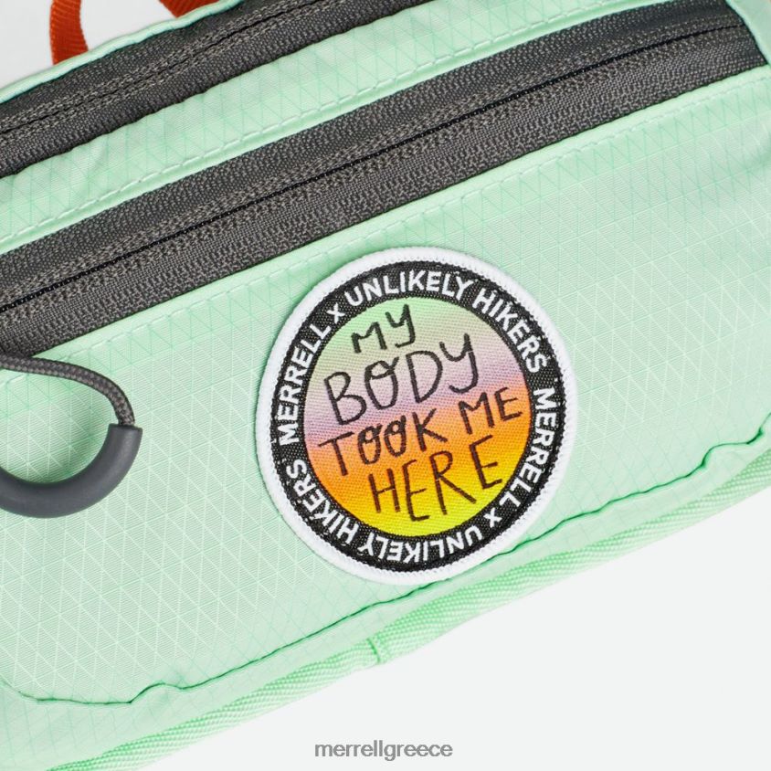 4FVVXX373 λοφίο οσφυϊκό πακέτο 15 λίτρων x απίθανοι πεζοπόροι (jas26687-330) πράσινη ομίχλη Merrell