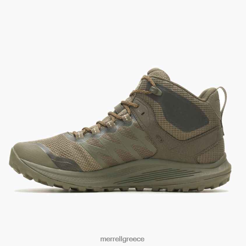 4FVVXX383 nova 3 mid tactical αδιάβροχη μπότα (j005053) ελιά Merrell