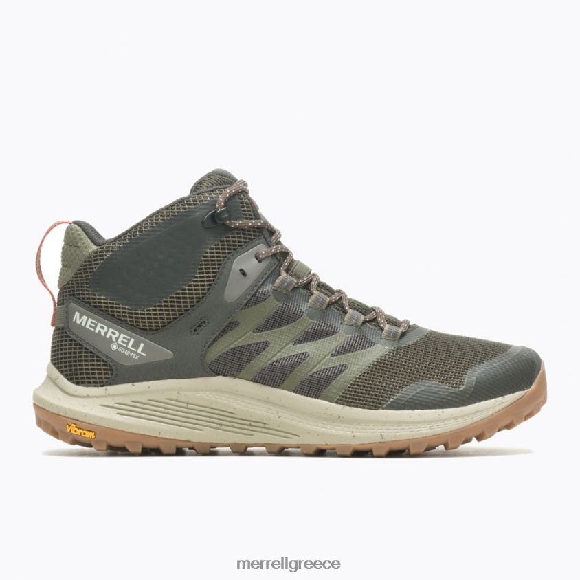 4FVVXX40 nova 3 mid gore-tex (j067617) ελιά Merrell