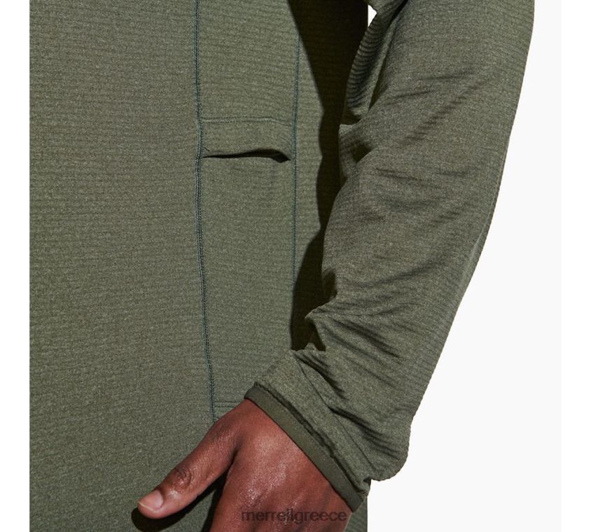 4FVVXX415 geotex 1/4 zip (jms26326-327) σκονισμένο ρείκι ελιάς Merrell