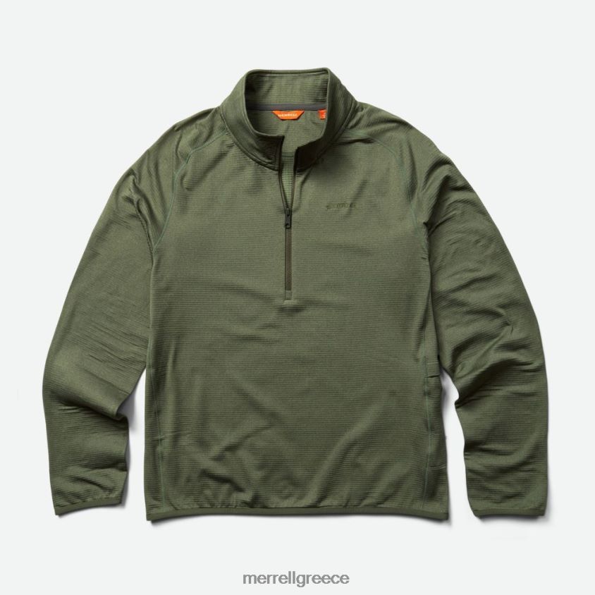 4FVVXX415 geotex 1/4 zip (jms26326-327) σκονισμένο ρείκι ελιάς Merrell