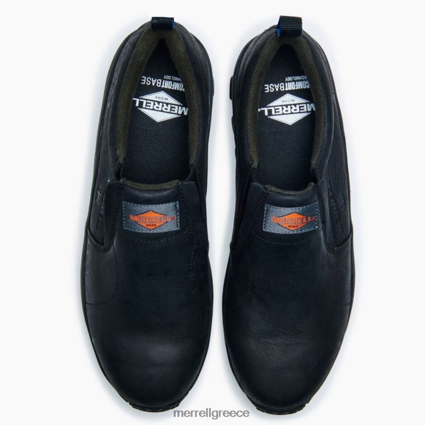 4FVVXX453 Jungle moc δερμάτινο comp toe sd+ παπούτσι εργασίας μεγάλο πλάτος (j099379w) μαύρος Merrell