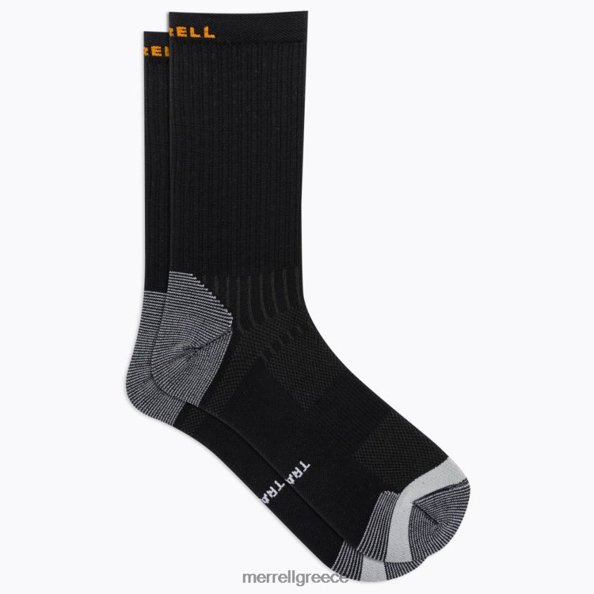 4FVVXX469 trail runner light crew sock (jss27021-010) μαύρος Merrell