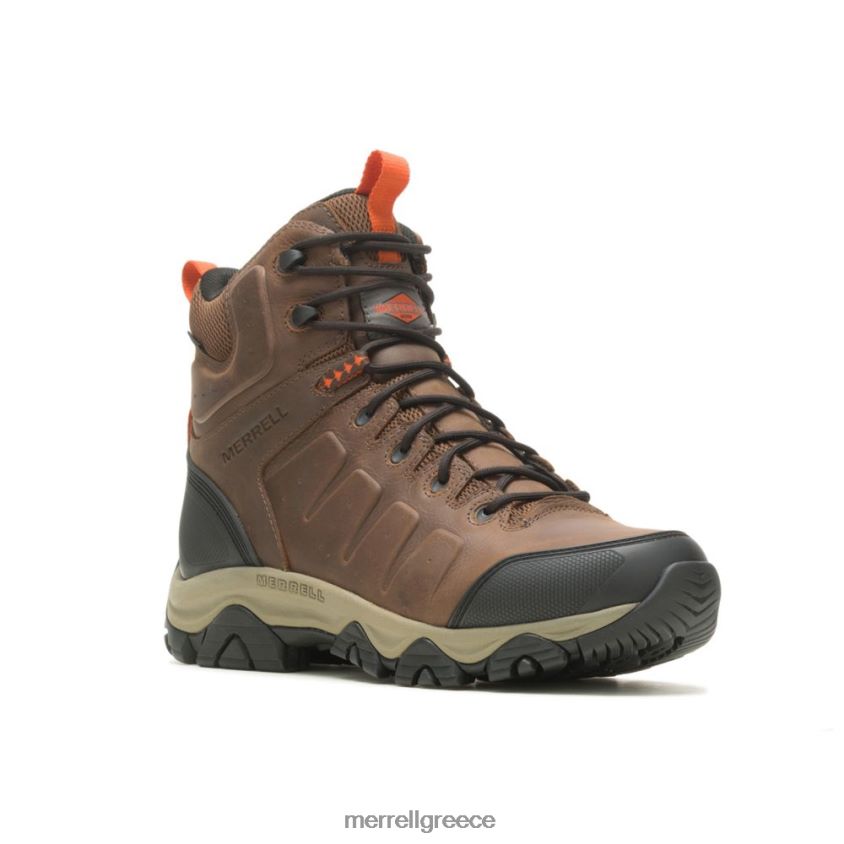 4FVVXX556 phaserbound 2 mid waterproof sr (j005057) γη/πορτοκαλί Merrell